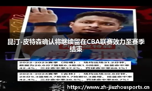 昆汀-皮特森确认将继续留在CBA联赛效力至赛季结束